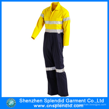 Ropa de trabajo personalizada Hi Vis Reflective Working Industrial Coveralls